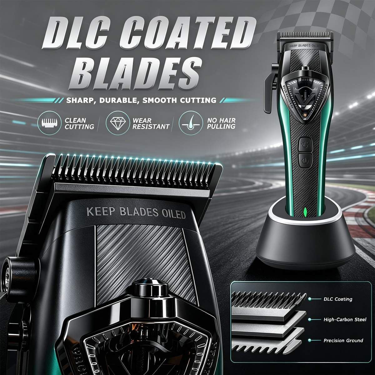 Professional Men Hair Clipper