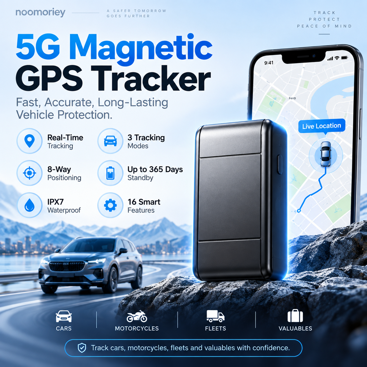 GPS-Fahrzeugortung – Echtzeit-Tracking & Diebstahlschutzgerät