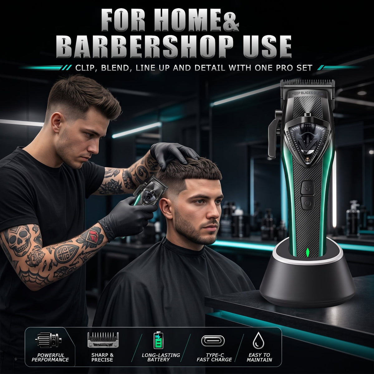 Professional Men Hair Clipper