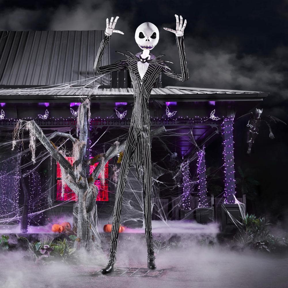 💥 Early-Bird-Halloween-Sale!🔥 Riesiges, bodenbrechendes Skelett mit LCD-Augen und Sound-Effekten als Halloween-Deko